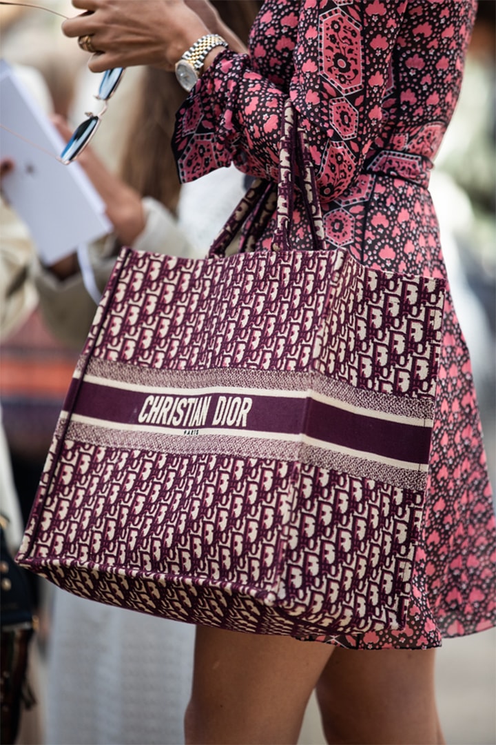 Paris Fashion Week Street Style Dior Monogram Bag