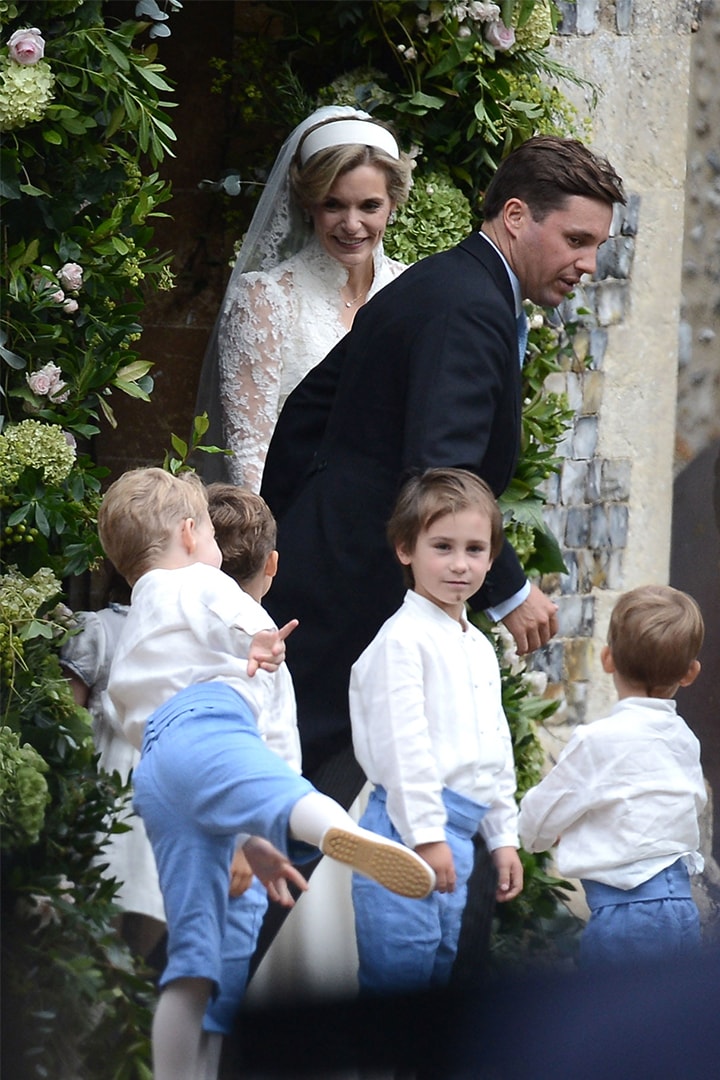 Prince George at Sophie Carter's wedding