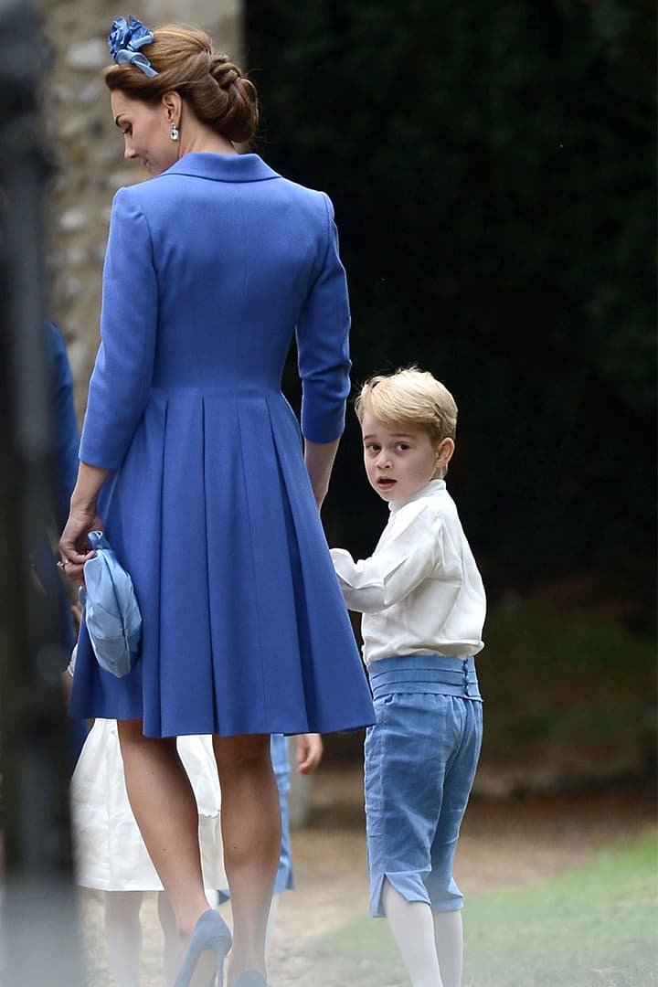 Prince George at Sophie Carter's wedding