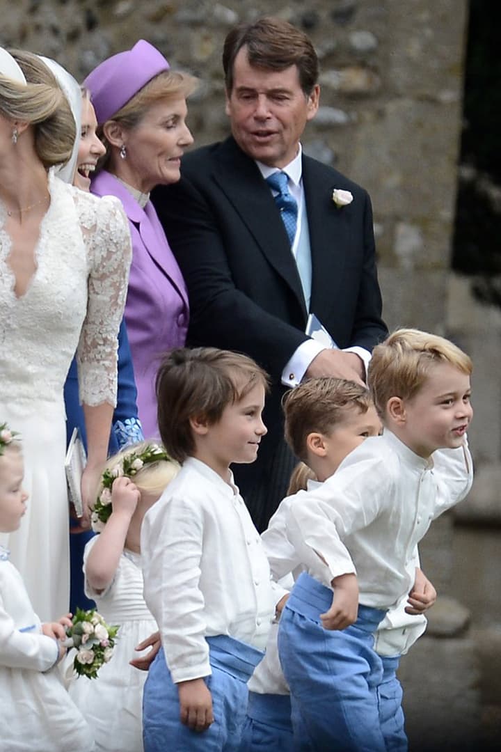 Prince George at Sophie Carter's wedding