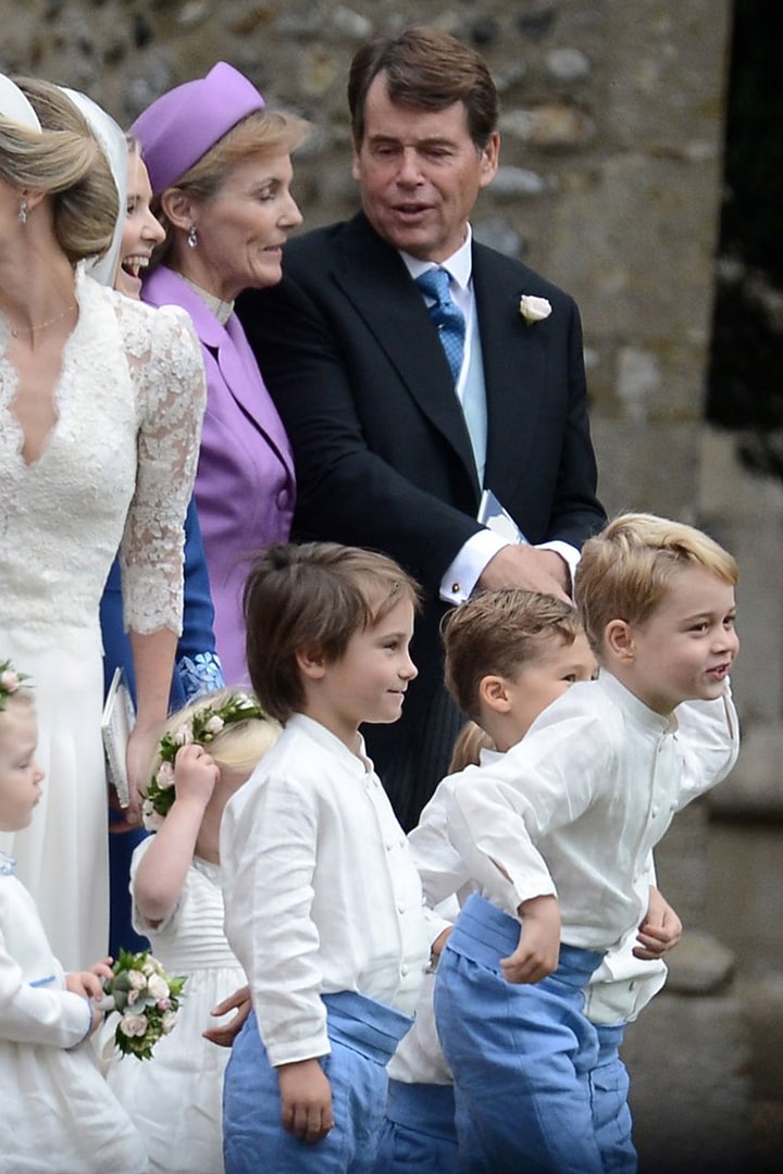 Prince George at Sophie Carter's wedding