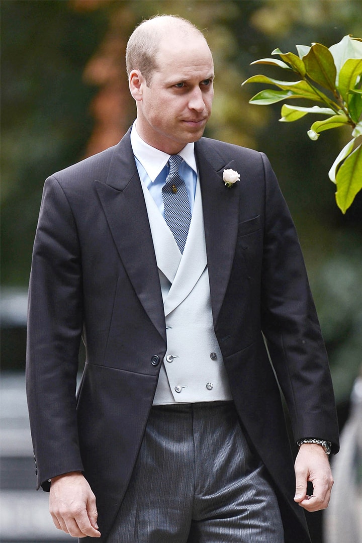 Prince William at Sophie Carter's wedding