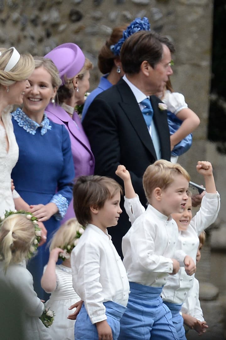 Prince George at Sophie Carter's wedding