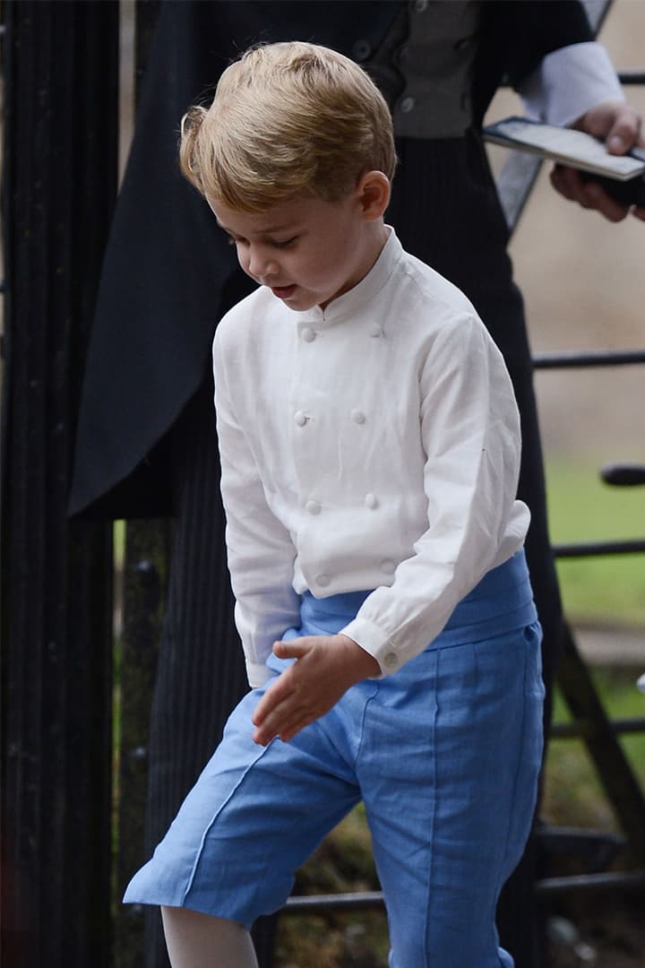 Prince George at Sophie Carter's wedding