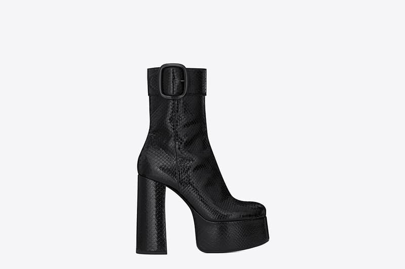 saint-laurent fw2018 ankle boots