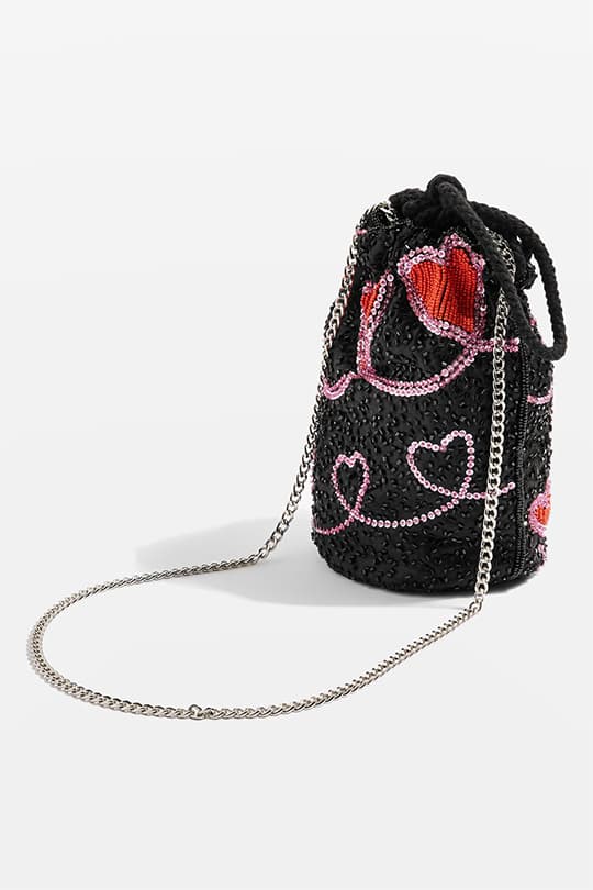 Topshop drawstring bag