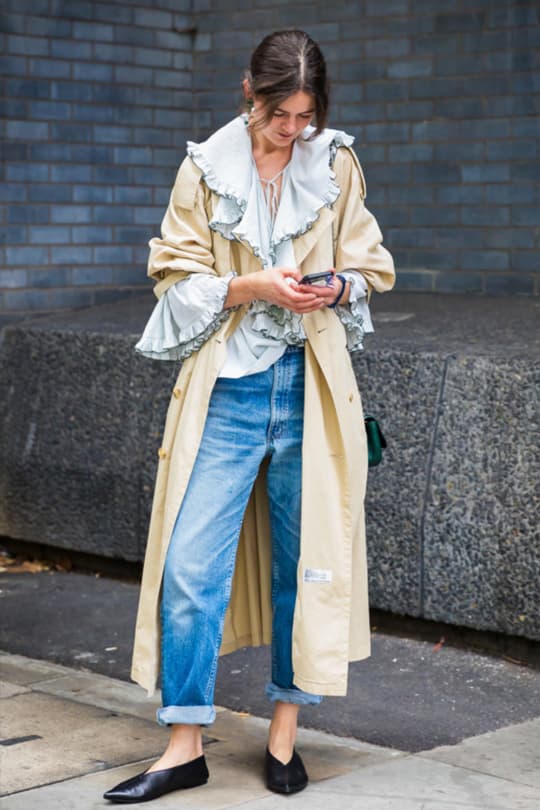 V-neck shoes street style fw2018