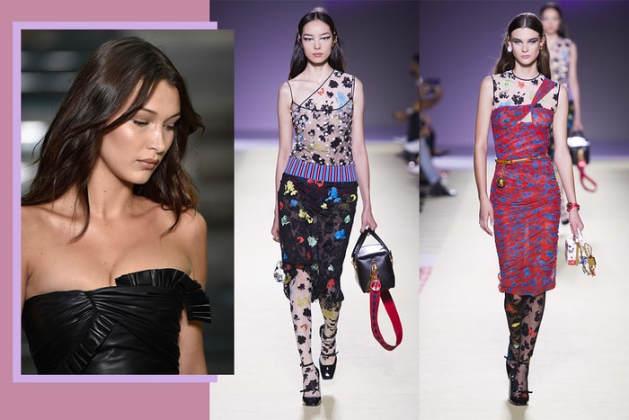 #MFW 超模時代回歸:Versace 釋放魅惑女性美,斜肩設計或成為下季主角!