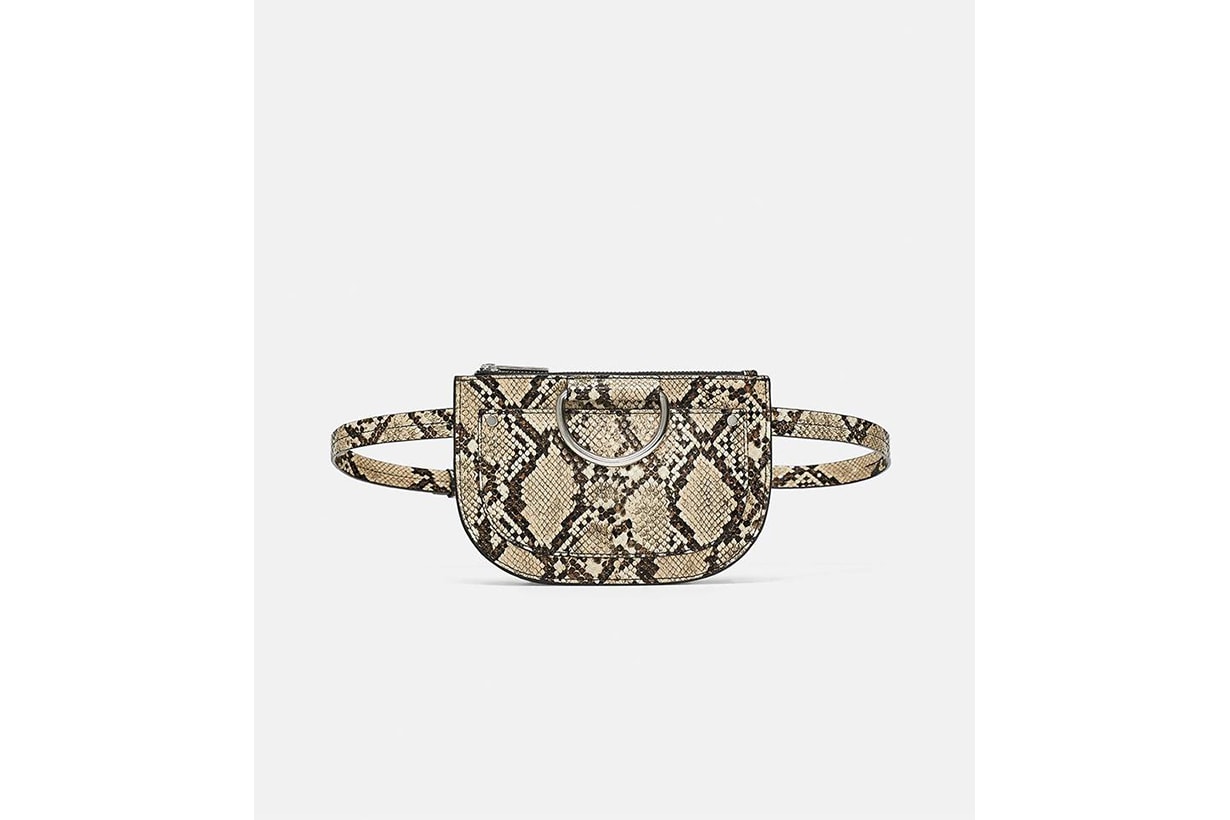 Zara Animal Print Belt Bag