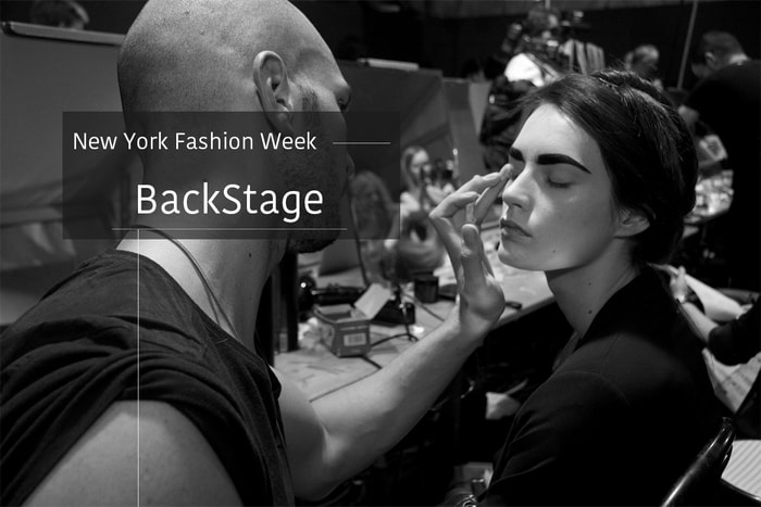 #NYFW:時裝周後台告訴你,T台上的完美妝容都用手畫出來的!