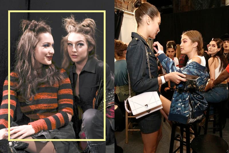 bella gigi hadid backstage nyfw new york spoiled rest