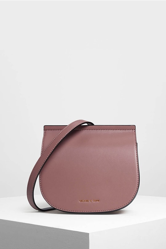 Charles & Keith pink shoulder bag
