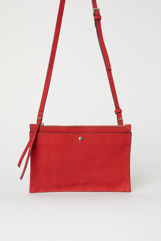H&M red shoulder bag