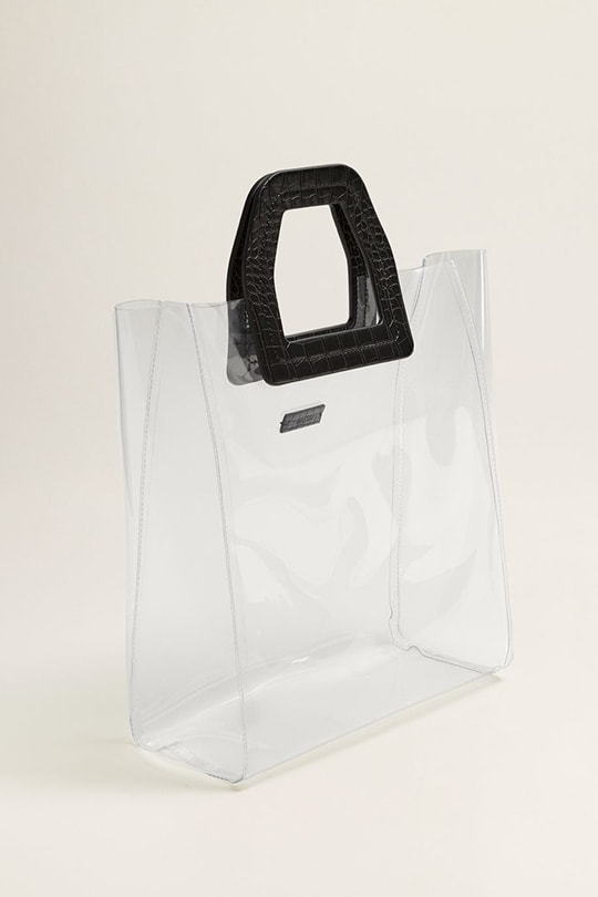 MANGO plastic bag pvc transaparent