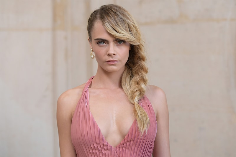 Model Cara Delevingne attends the Christian Dior show as part of the Paris Fashion Week Womenswear Fall/Winter 2019/2020 on February 26, 2019 in Paris, France.