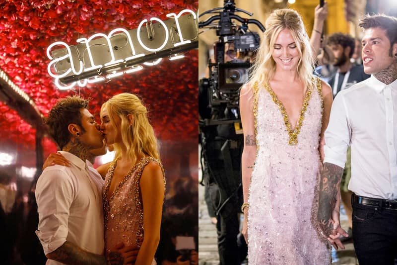 Chiara ferragni fedez wedding sicily italia everything dress customize blogger