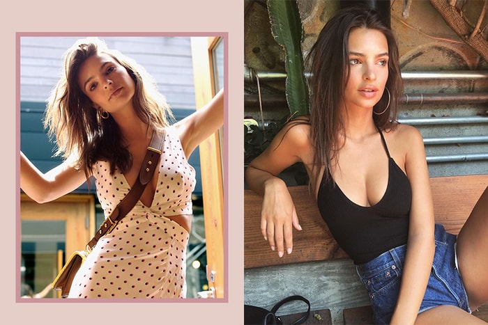 穿出超模的時尚氣質：Emily Ratajkowski 用的這個 Zara 包包只需港幣 $399！