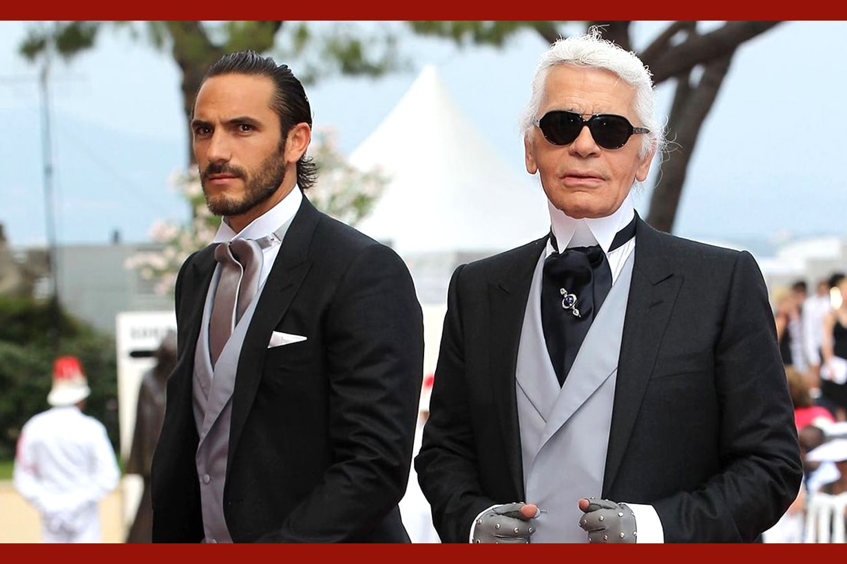 Karl Lagerfeld Sebastien Jondeau personal assistant bodyguard fashion designer capsule collection france
