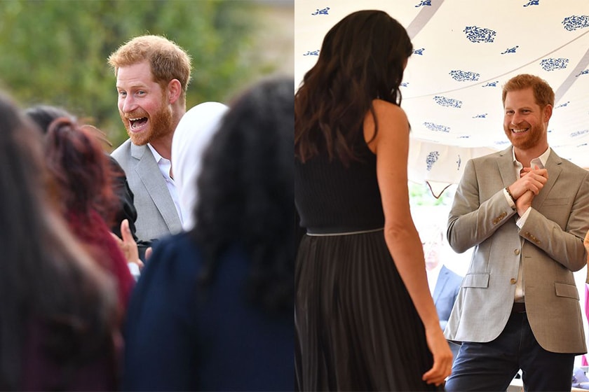 prince harry supports meghan markle cookbook launch