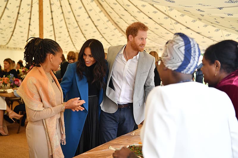 prince harry supports meghan markle cookbook launch