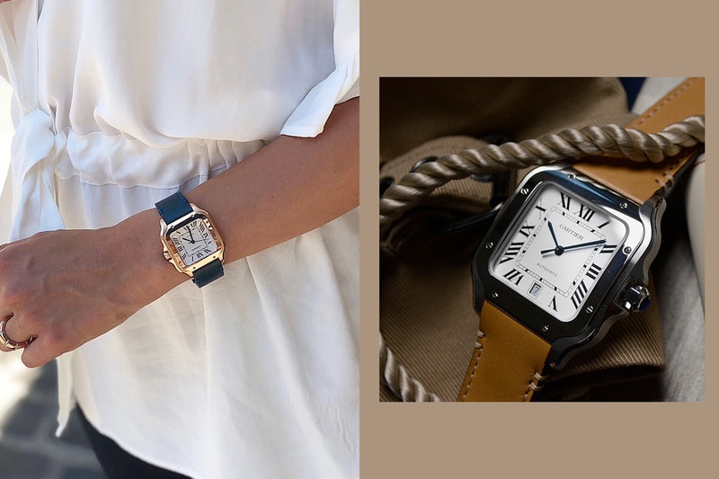 Cartier Santos Sienna Miller secret watch women Sofia Boutella classic