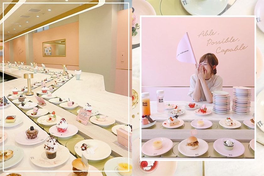 travel japan tokyo conveyor belt dessert MAISON ABLE Cafe Ron Ron