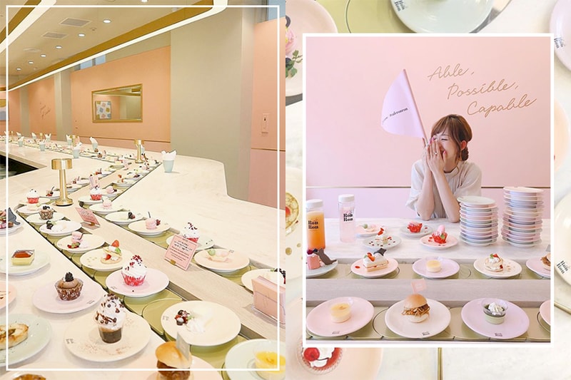 travel japan tokyo conveyor belt dessert MAISON ABLE Cafe Ron Ron