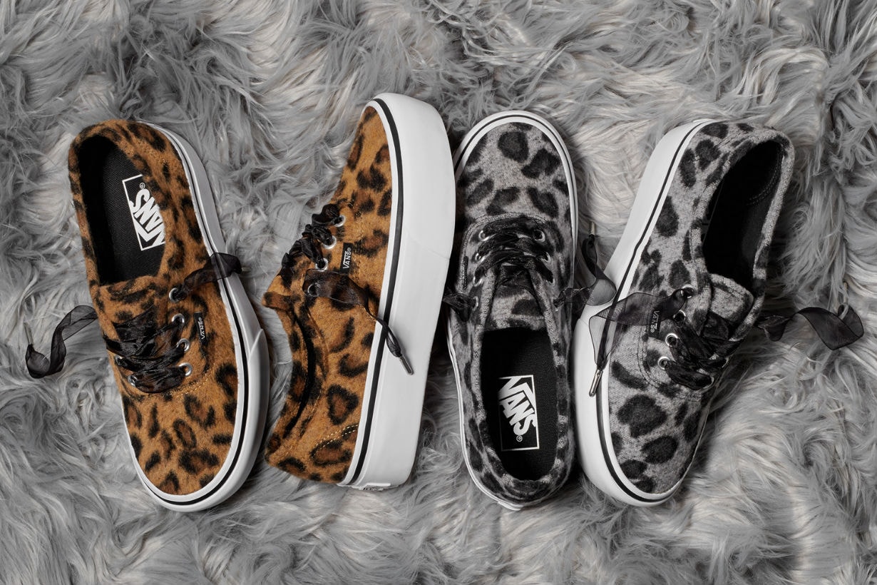 vans Fuzzy Leopard