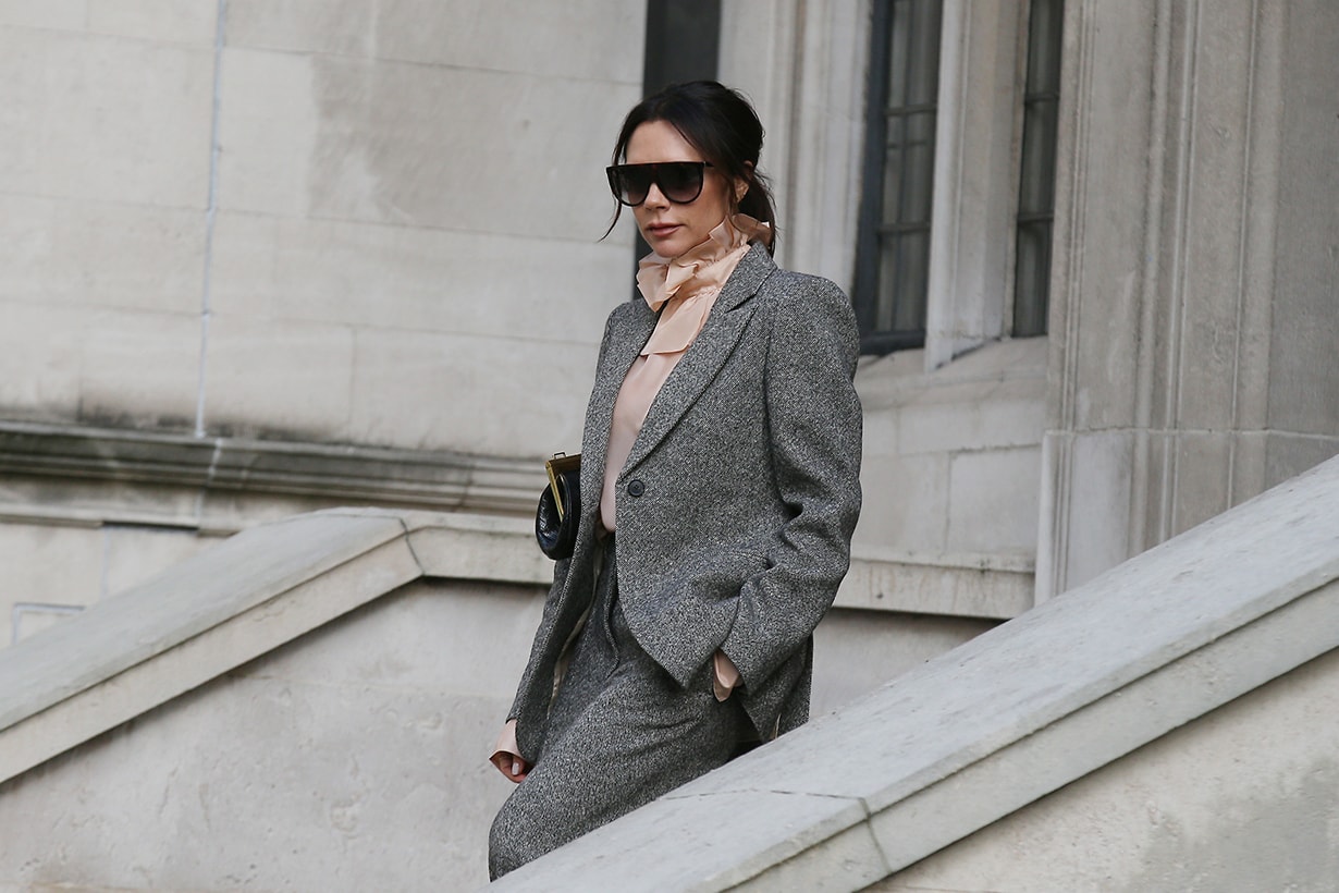 Victoria Beckham attends Kent & Curwen at Temple Place during LFWM January 2019 on January 06, 2019 in London, England.