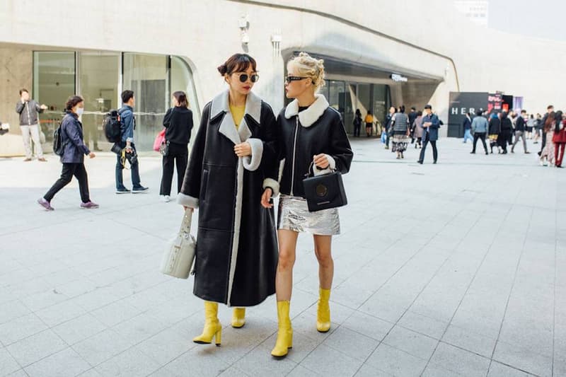 seoul fashion week street snap 2018 fw