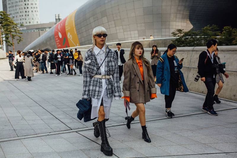 seoul fashion week street snap 2018 fw