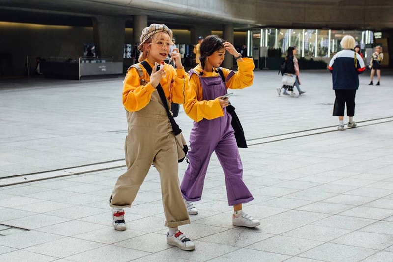 seoul fashion week street snap 2018 fw
