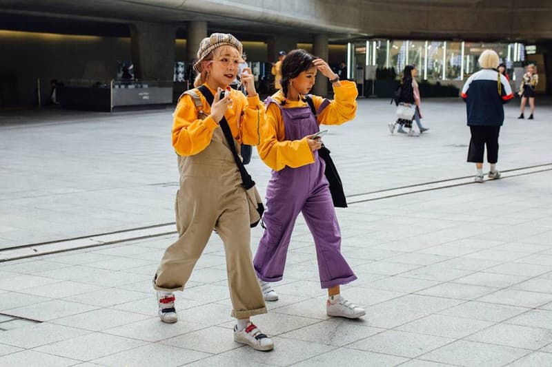 seoul fashion week street snap 2018 fw
