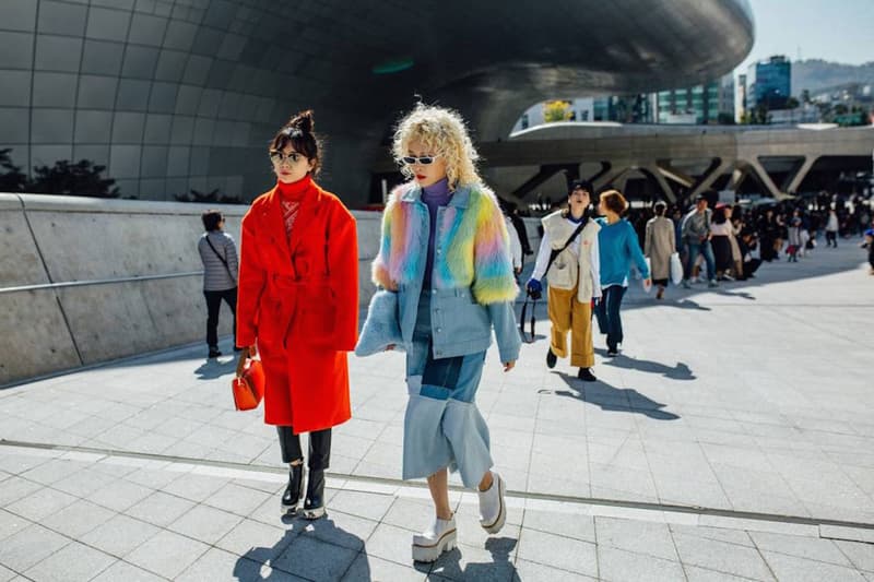 seoul fashion week street snap 2018 fw