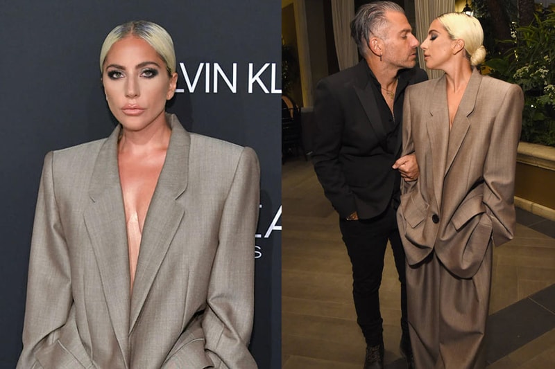 lady gaga confirms engagement to christian carino in the Elle's speech