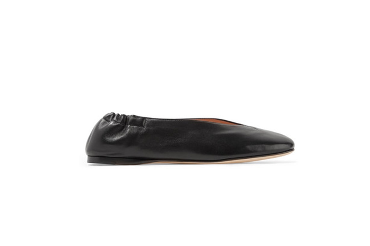 Acne Studios Odry Leather Ballet Flats