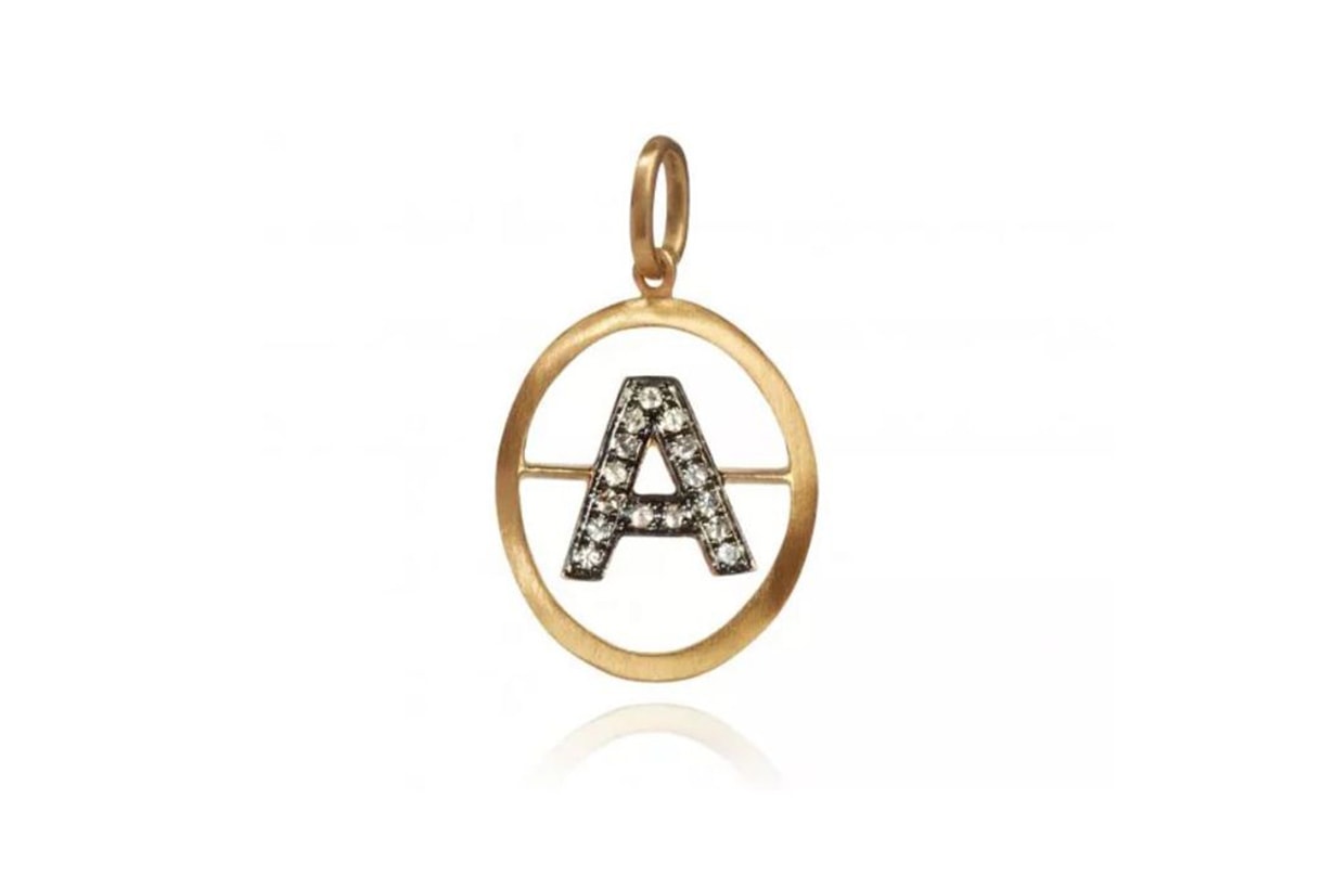 Anoushka Initial A Pendant