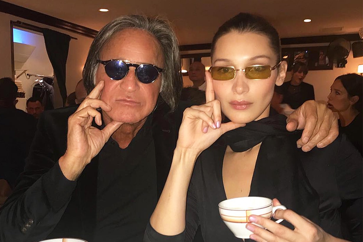 Bella Hadid and her father Mohamed Hadid 