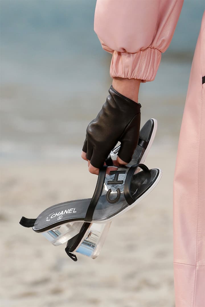 CHANEL-PVC sandals-ss2019