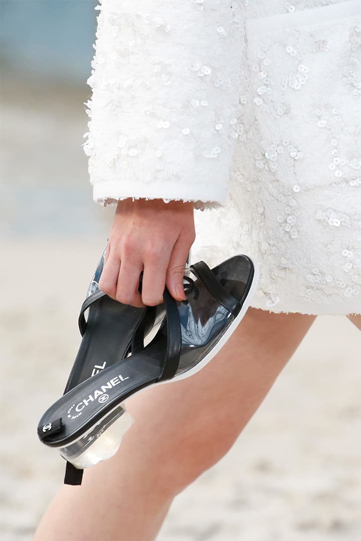 CHANEL-PVC sandals-ss2019