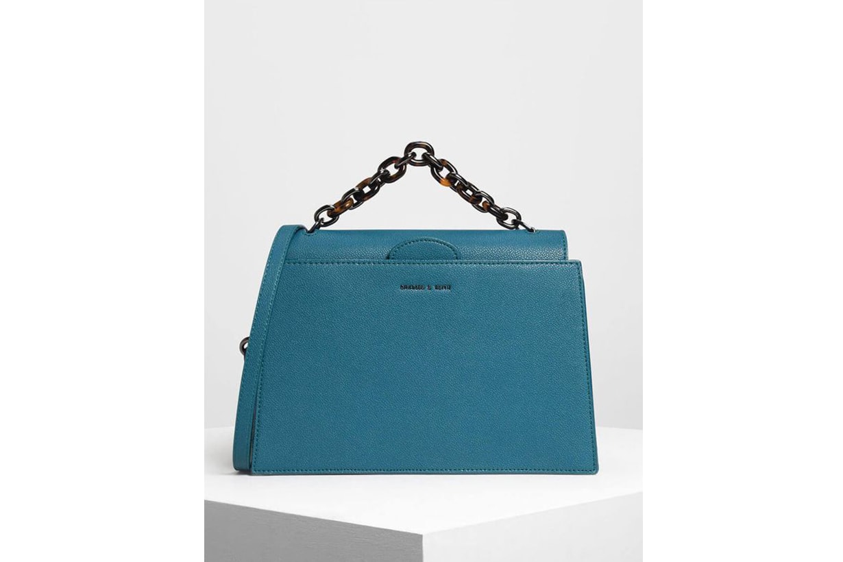 Charles & Keith Chain Handle Handbag