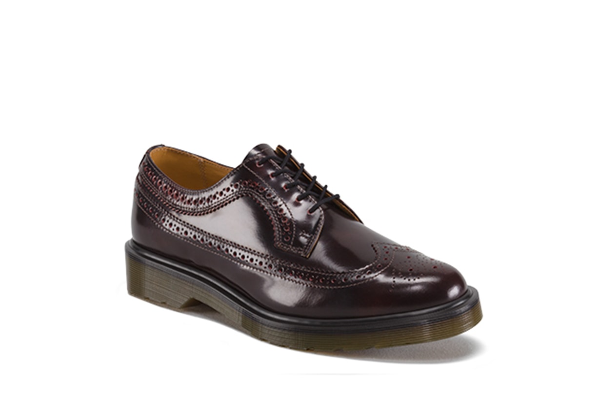 Dr Martens 3989 Cherry Stacked Brogues