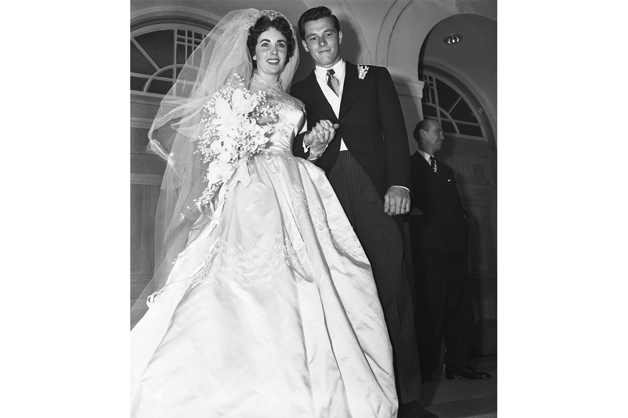 Elizabeth Taylor's First Wedding Dress