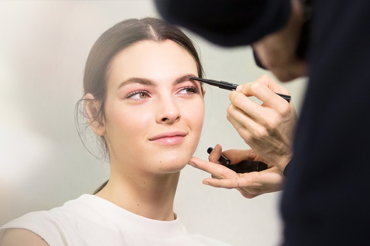 Eyebrows Makeup Model Chanel Backstage