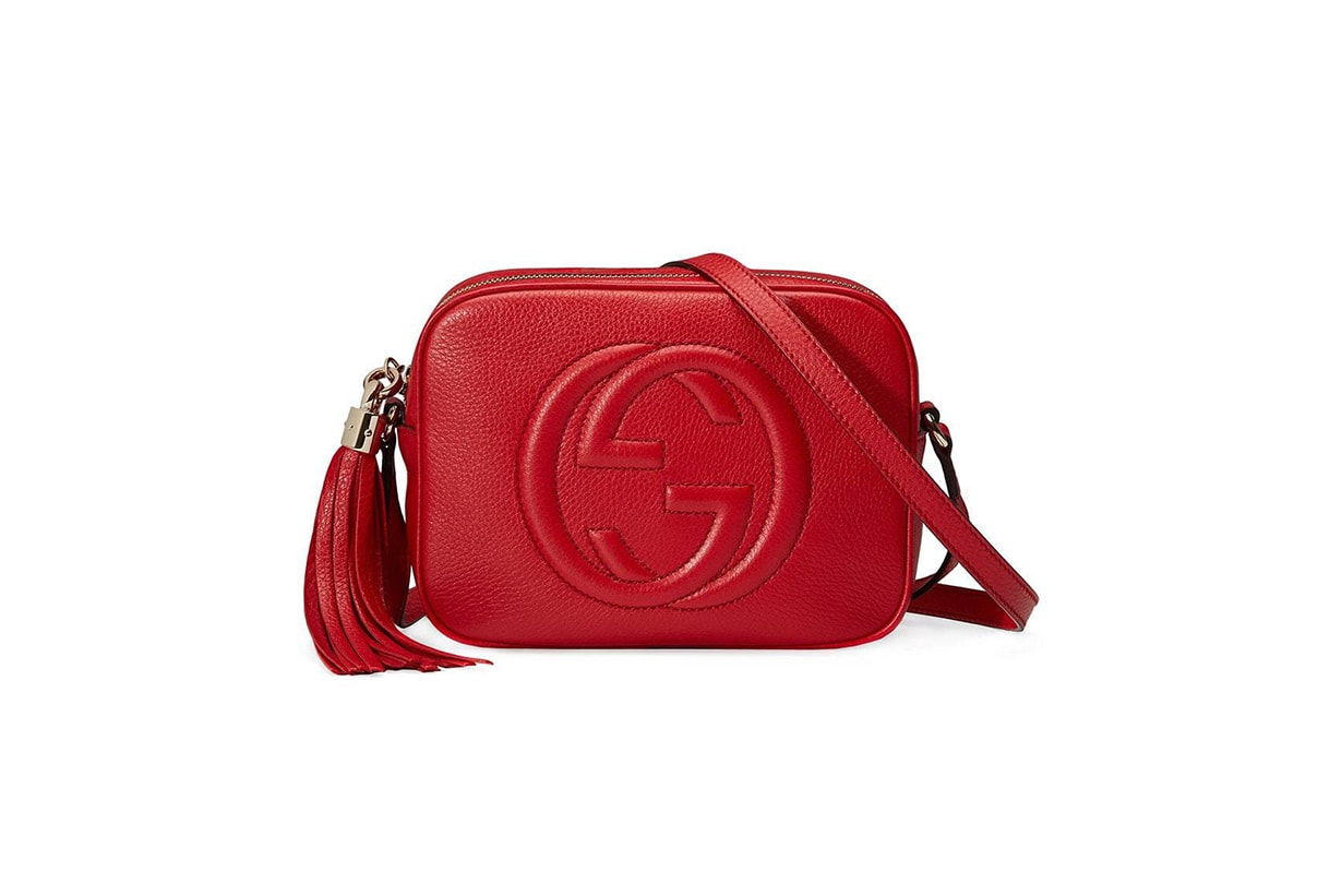 Gucci Soho Disco Textured-Leather Shoulder Bag