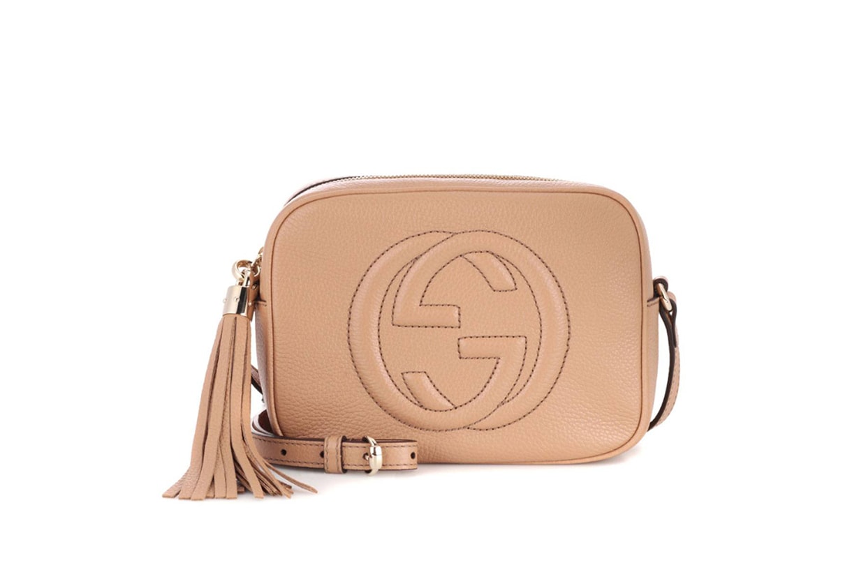 Gucci Soho Disco Textured-Leather Shoulder Bag