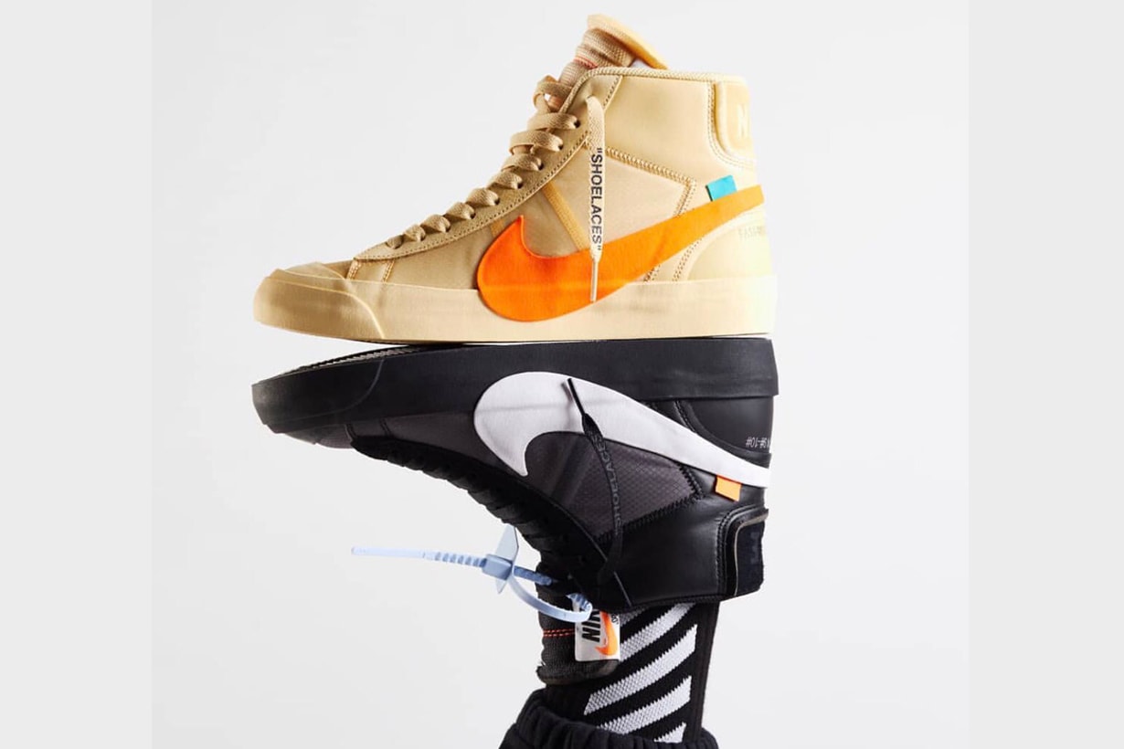 off-white nike blazer mid fruition release date