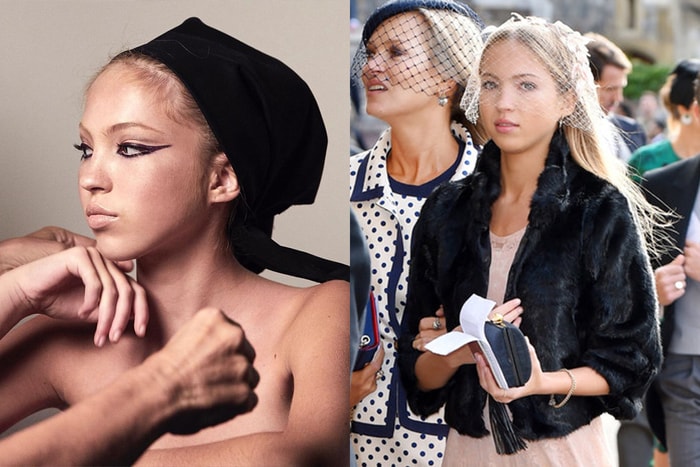 Kate Moss 與女兒出席皇室婚禮,Lila Moss 紗帽造型只有「仙氣」可形容!