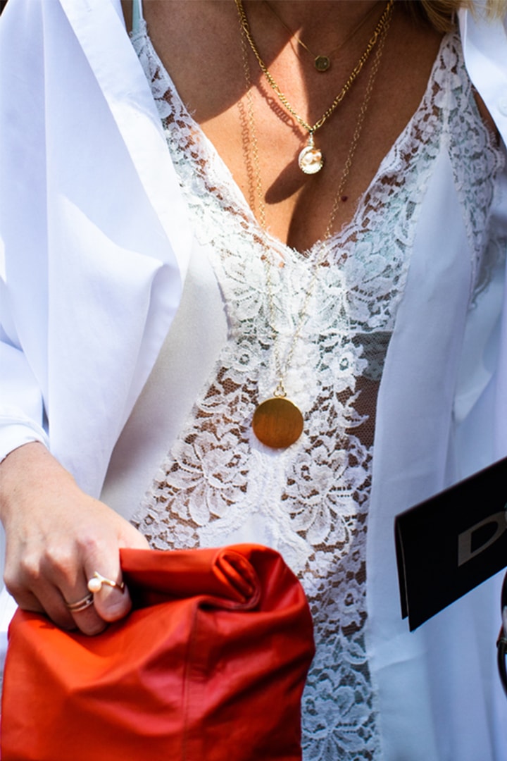 Necklace Trend Fashion Week Street Style 2019