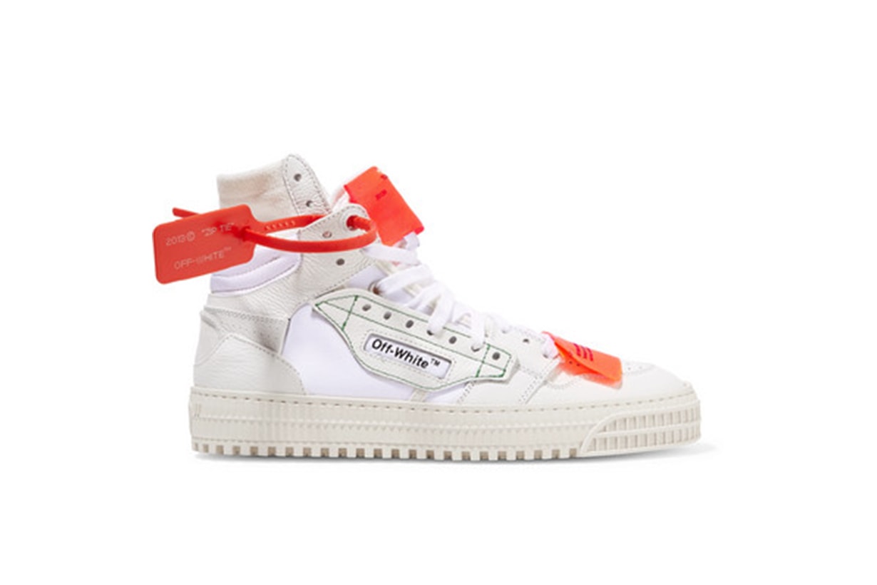 Off-White Appliquéd Logo-Embellished Canvas